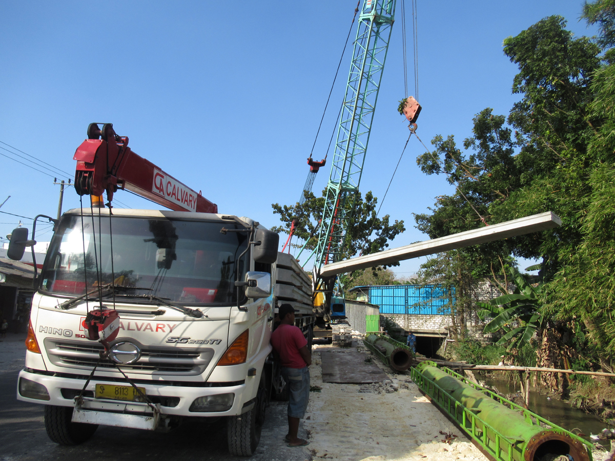 FLAT SHEET PILE DS. KEBET LAMONGAN