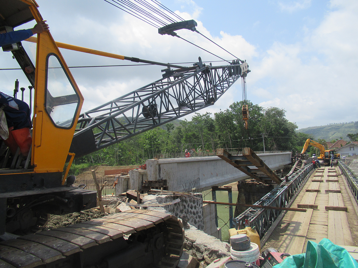 Jembatan Ngadirejo Trenggalek (GIRDER)