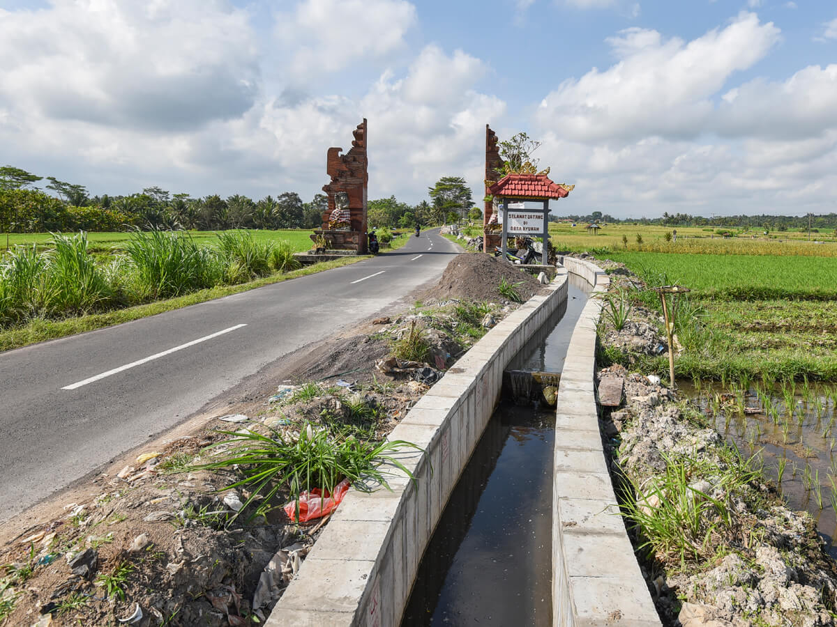 L Shape Irigasi - Subak Bali